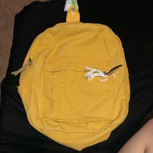 Yellow backpack